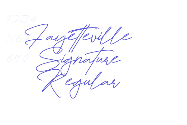Fayetteville Signature Regular
