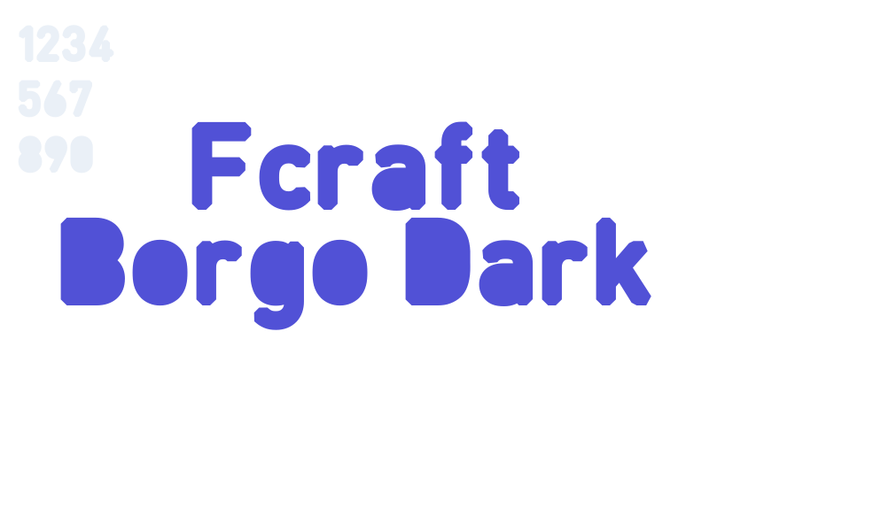 Fcraft Borgo Dark-font-download