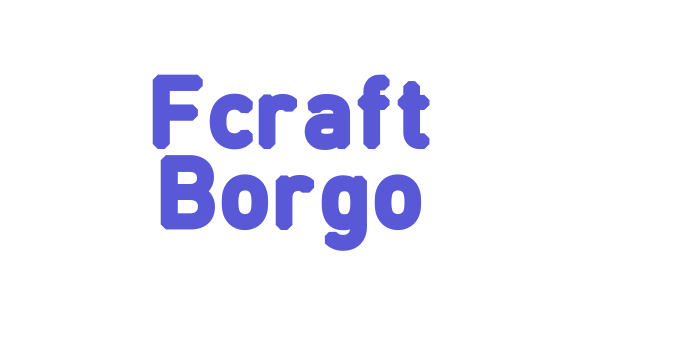 Fcraft Borgo Font Download