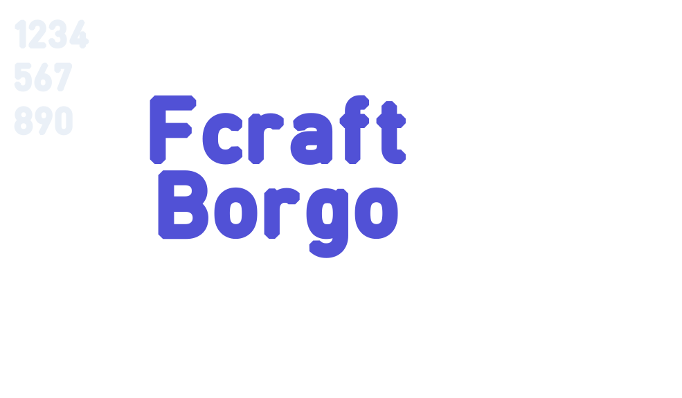 Fcraft Borgo-font-download