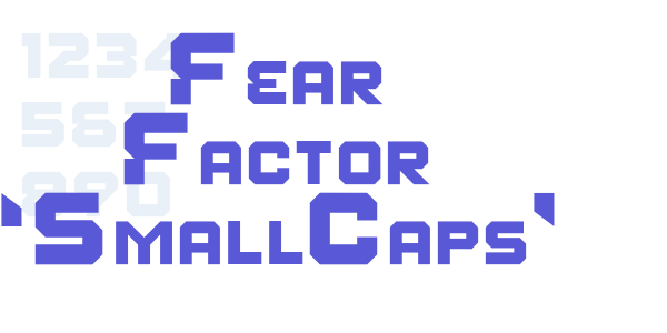 Fear Factor ‘SmallCaps’ font free