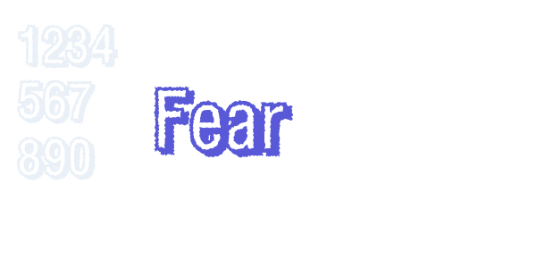 Fear font free