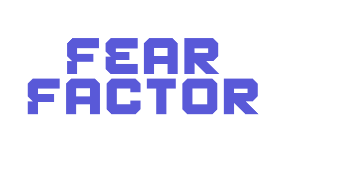 Fear Factor Font Download