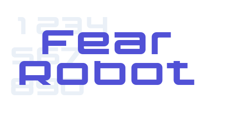Fear Robot-font-download