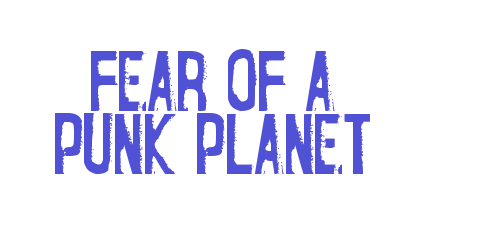 Fear of a Punk Planet-font-download