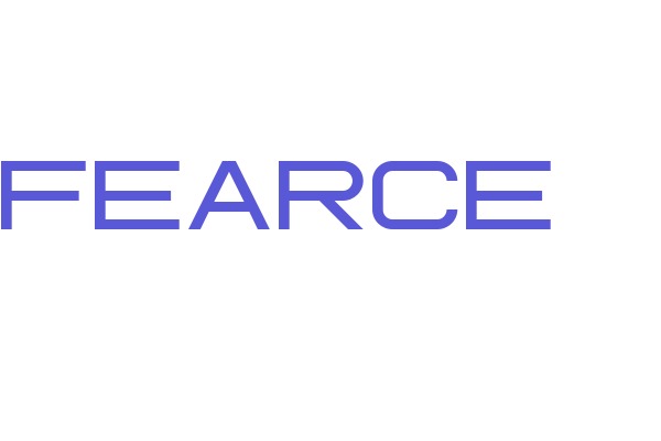 Fearce Font