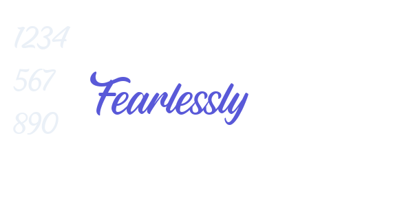 Fearlessly font free