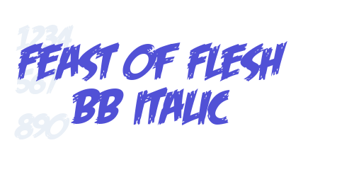 Feast of Flesh BB Italic-font-download