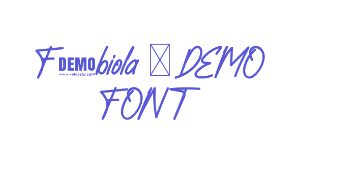 Febiola – DEMO FONT Font Download