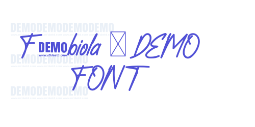 Febiola – DEMO FONT-font-download