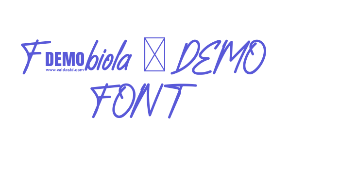 Febiola – DEMO FONT Font