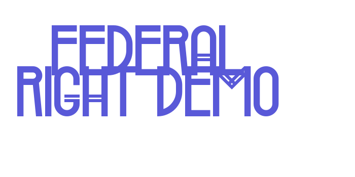 Federal Right Demo Font Download