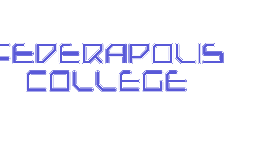 Federapolis College Font