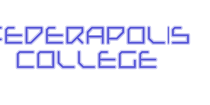 Federapolis College Font Download