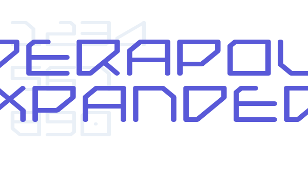 Federapolis Expanded font free