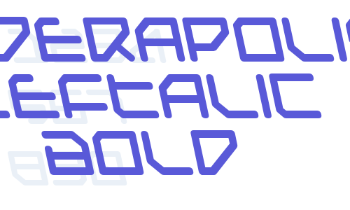 Federapolis Leftalic Bold Font