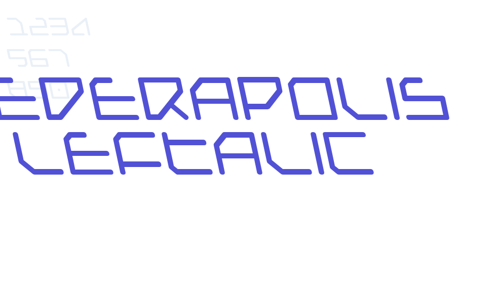 Federapolis Leftalic-font-download