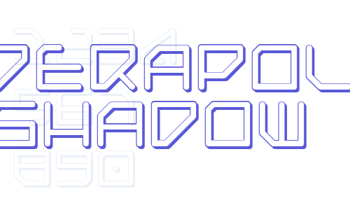 Federapolis Shadow Font