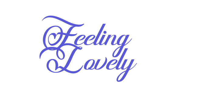 Feeling Lovely Font Download