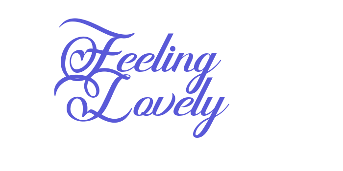 Feeling Lovely Font