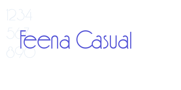 Feena Casual font free