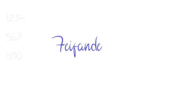 Feifande font free