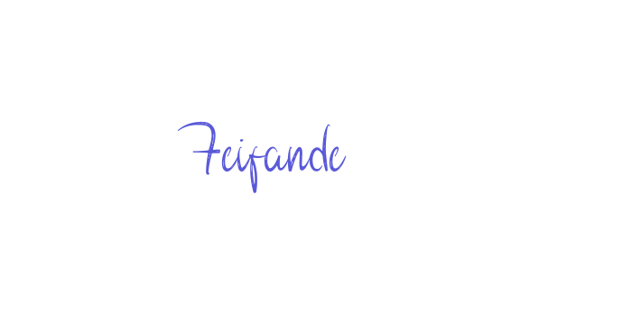 Feifande Font Download