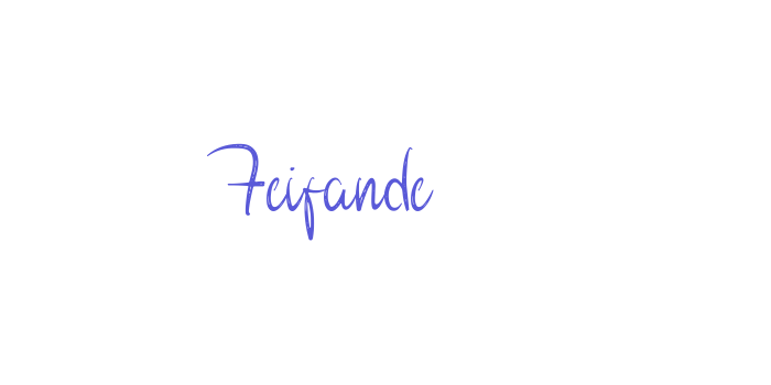 Feifande Font