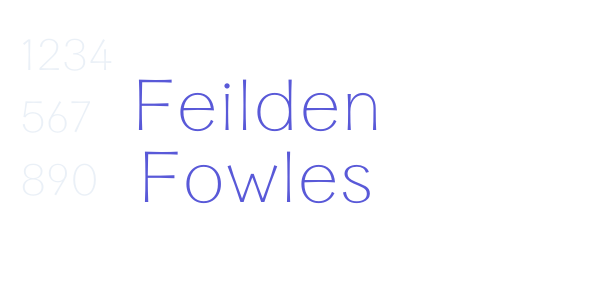 Feilden Fowles font free