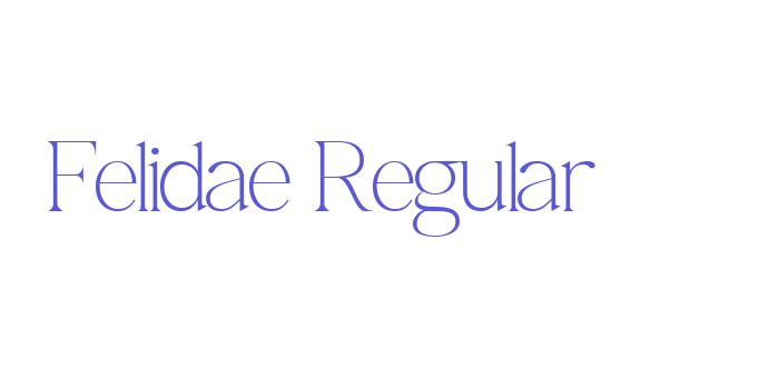 Felidae Regular Font Download