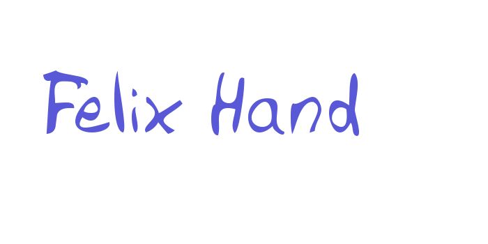 Felix Hand Font Download