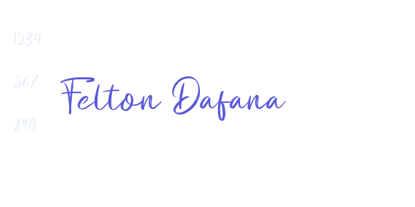 Felton Dafana font free