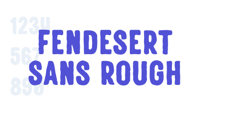 Fendesert Sans Rough-font-download