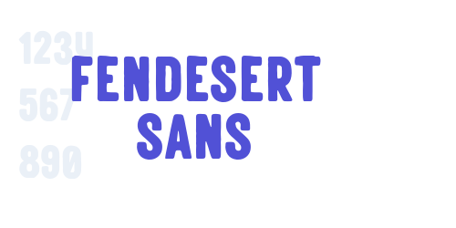Fendesert Sans-font-download