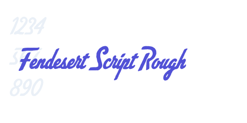 Fendesert Script Rough-font-download