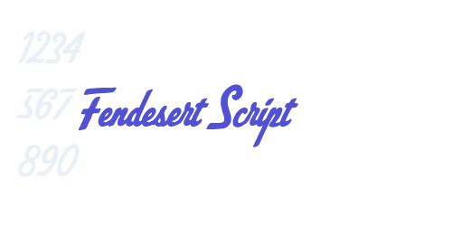 Fendesert Script-font-download