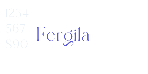 Fergila font free