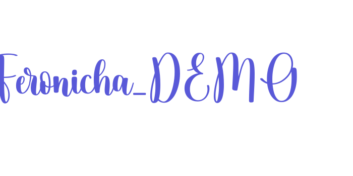 Feronicha_DEMO Font Download