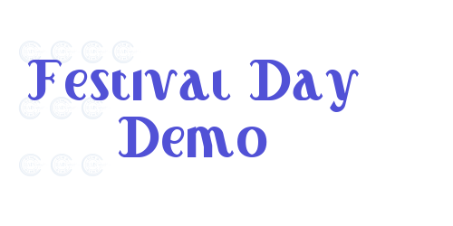 Festival Day Demo-font-download