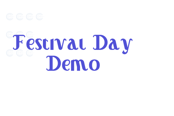 Festival Day Demo