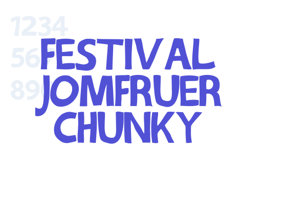 Festival Jomfruer chunky