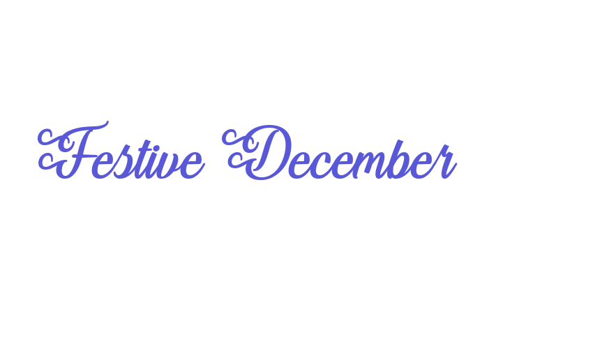 Festive December Font Download