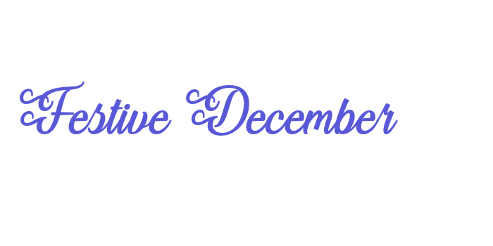 Festive December Font Download