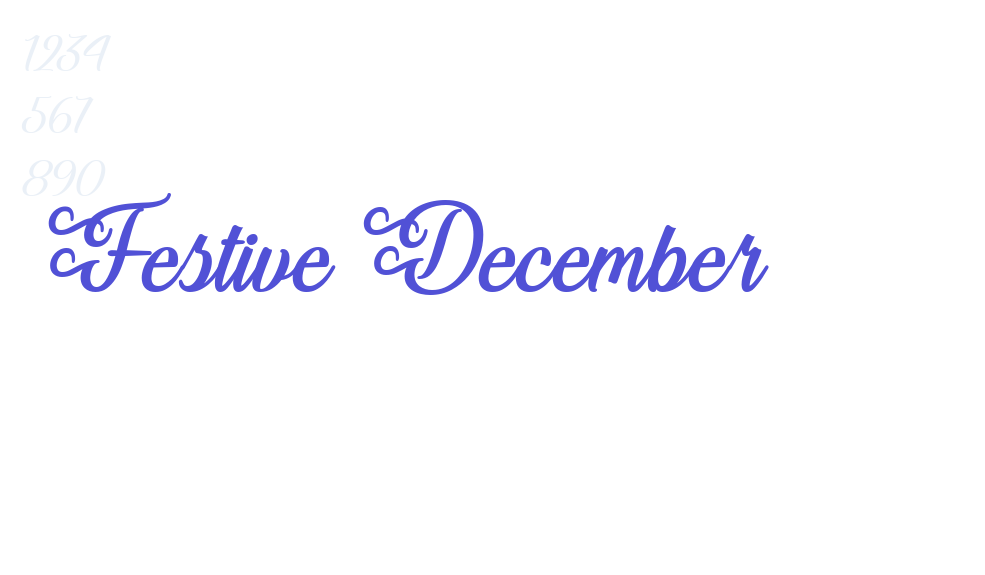 Festive December-font-download