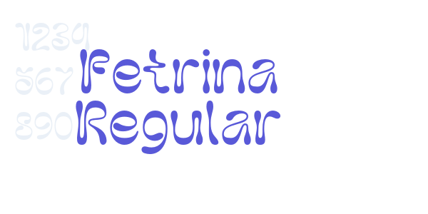 Fetrina Regular font