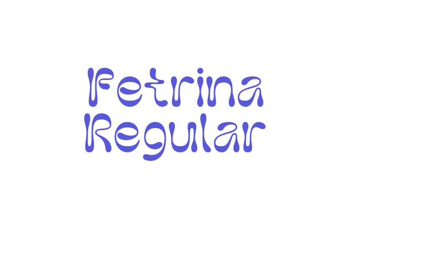 Fetrina Regular Font Download