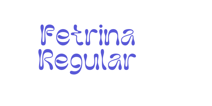 Fetrina Regular Font Download