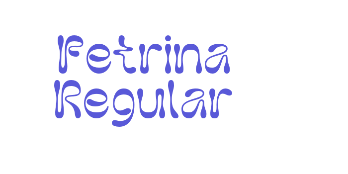 Fetrina Regular Font