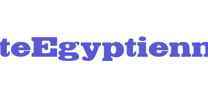 FetteEgyptienne Font Download