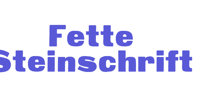 Fette Steinschrift Font Download